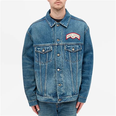 modern denim jacket gucci|Gucci denim jacket sale.